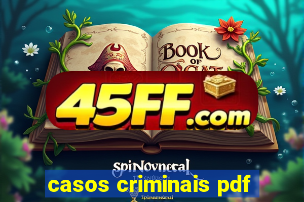 casos criminais pdf